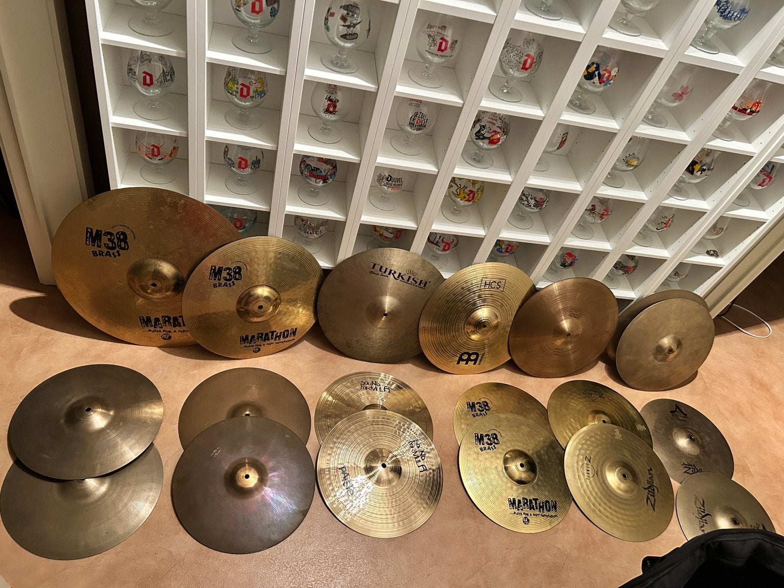 Cymbalen te koop (Zildjian, Paiste, Sabian, Tosco,..), Muziek en Instrumenten, Drumstellen en Slagwerk, Ophalen of Verzenden, Zo goed als nieuw