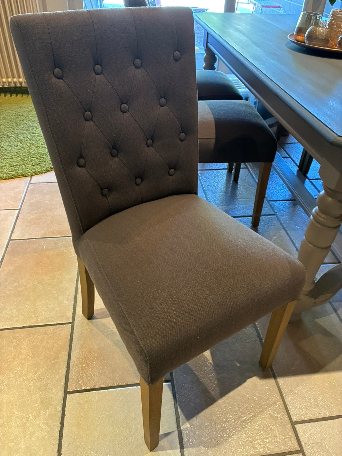 6 stoelen en tafel, Ophalen, Gebruikt, Landelijk, Vijf, Zes of meer stoelen