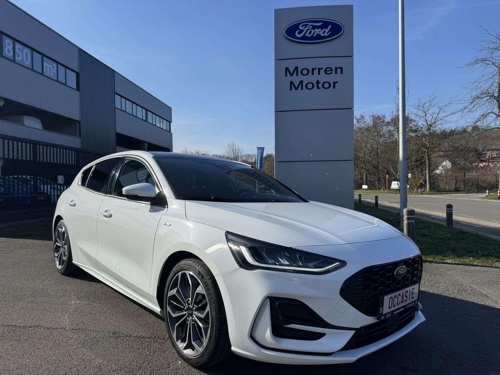 Ford Focus ST-Line X EcoBoost mHEV  *61248 OC0650, Focus, Wit, Parkeersensor, 999 cc