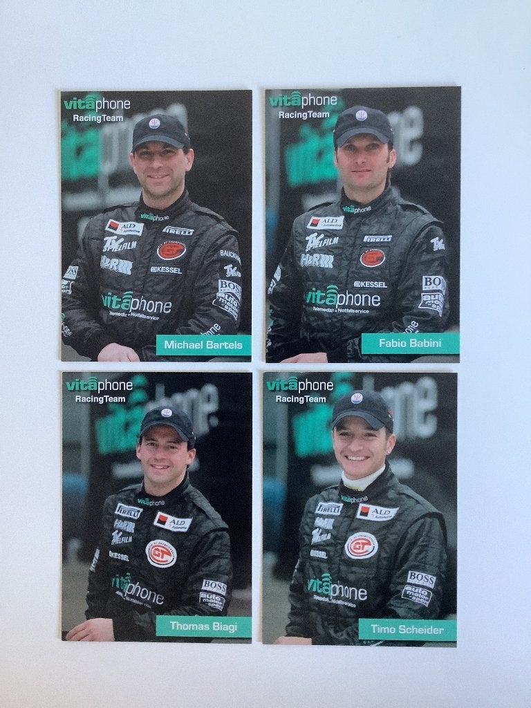 Cartes des voitures de l'équipe Vitaphone Racing, Livres, Enlèvement ou Envoi, Comme neuf, Autres marques