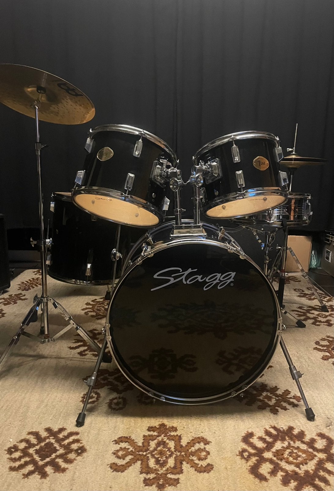 Stagg drumstel, Muziek en Instrumenten, Ophalen, Zo goed als nieuw