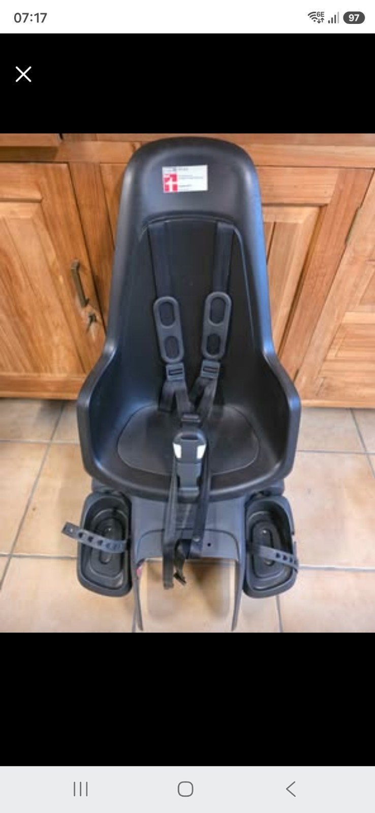 Siège de vélo Bobike Maxi One i, Enlèvement, Siège arrière