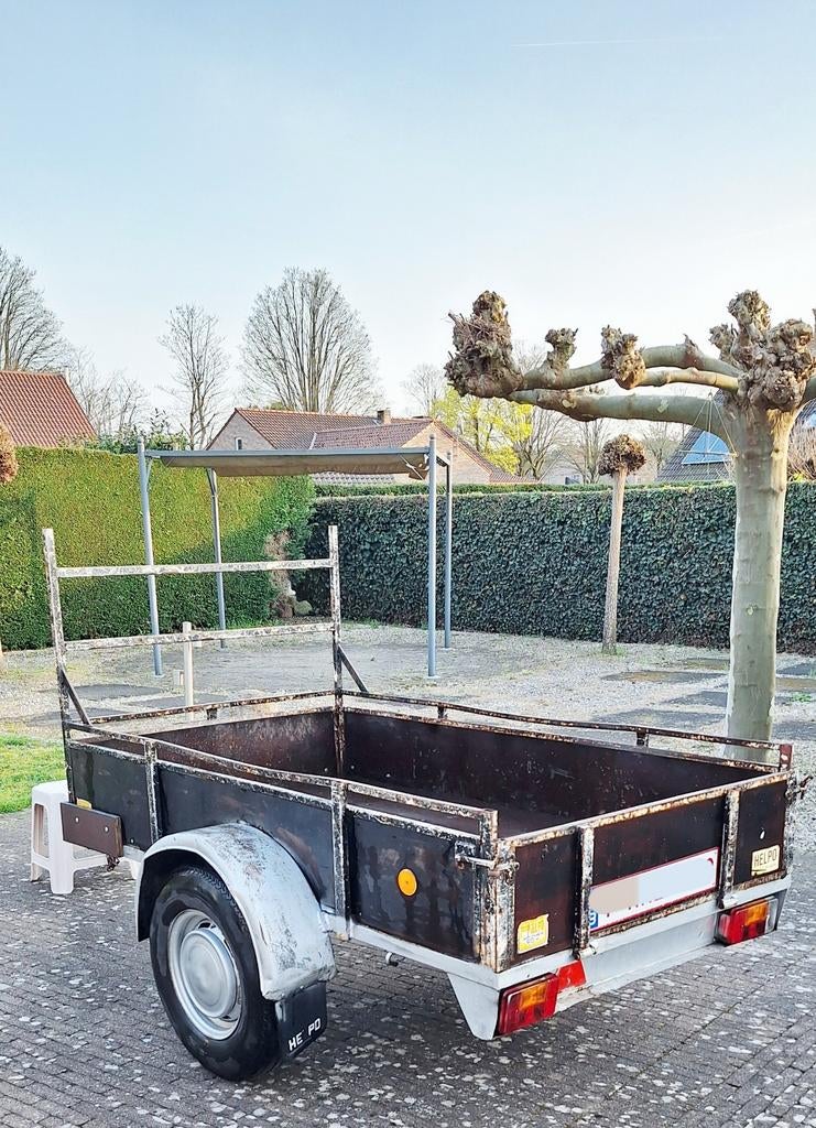Aanhangwagen/remorque  200x120, Auto diversen, Aanhangers en Bagagewagens, Ophalen