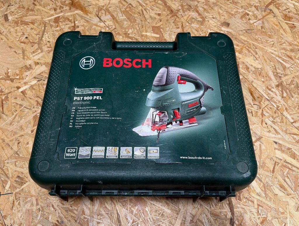 Decoupeerzaag Bosch PST 900 PEL, Ophalen, Gebruikt, 600 tot 1200 watt, Bosch groen
