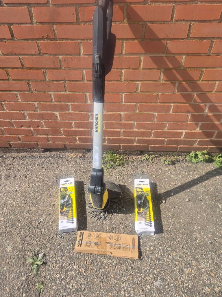 Karcher 18V onkruidverwijderaar incl 7 reserveborstels, Ophalen