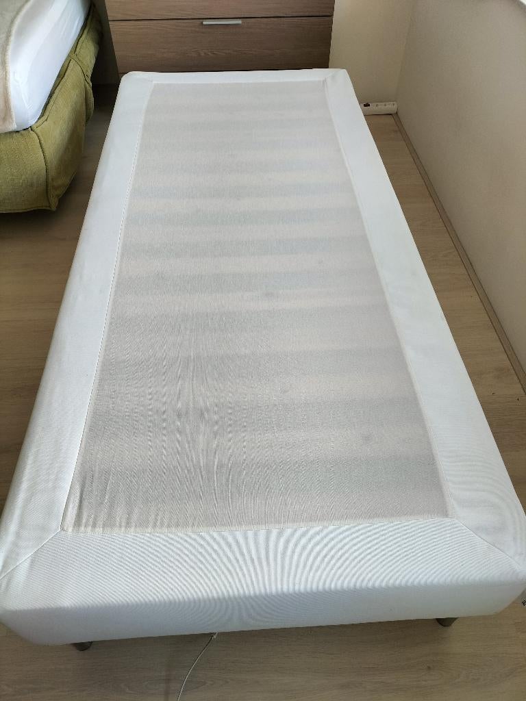 Ikea boxspring 90x200, Ophalen, Gebruikt, 90 cm, Eenpersoons