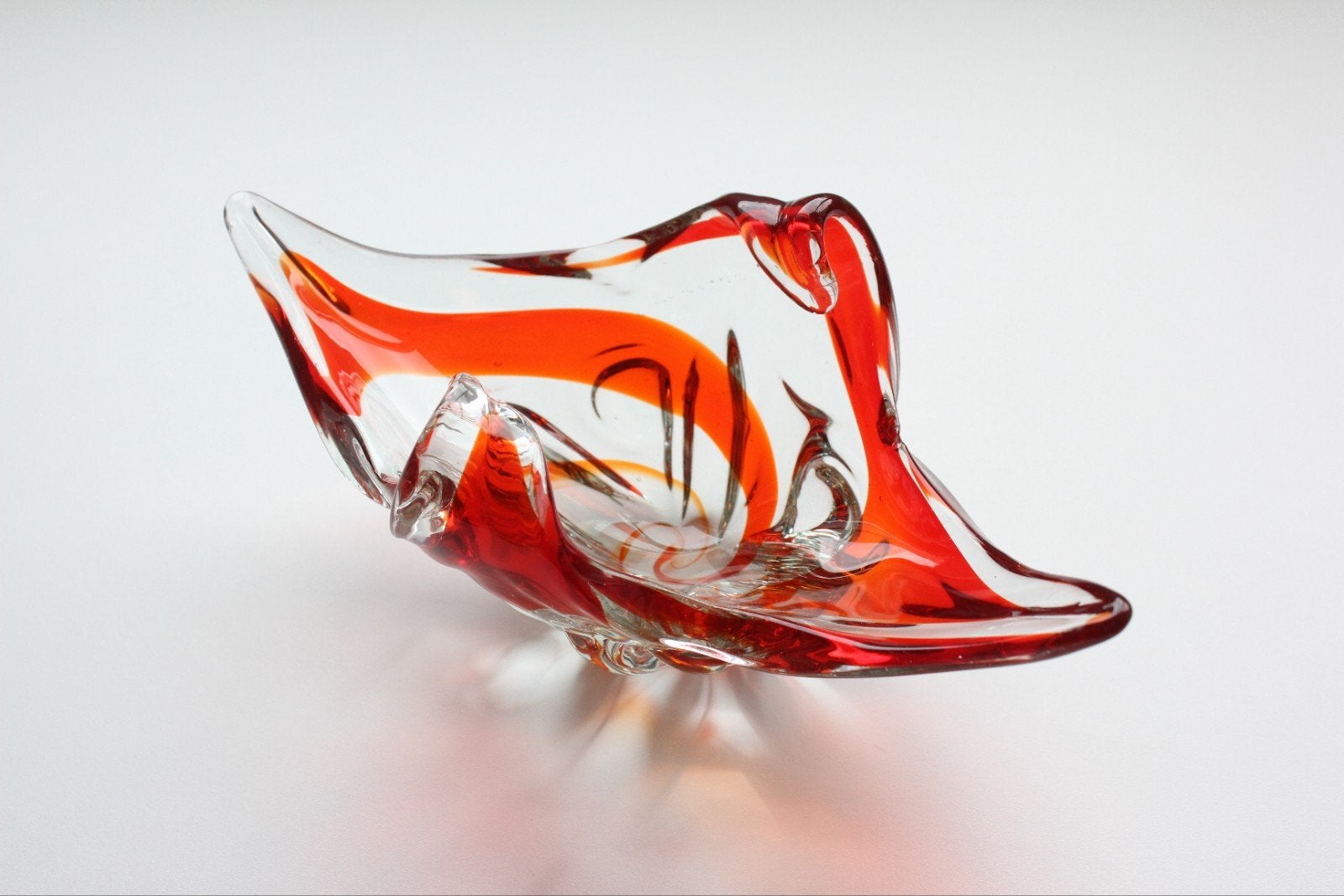 Vintage stuk geblazen glas in Murano-stijl, Ophalen
