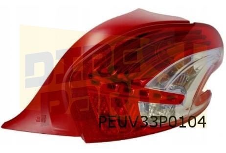 Peugeot 208 (-4/15) achterlicht Rechts Origineel! 9672628380, -, Verzenden, -, Nieuw