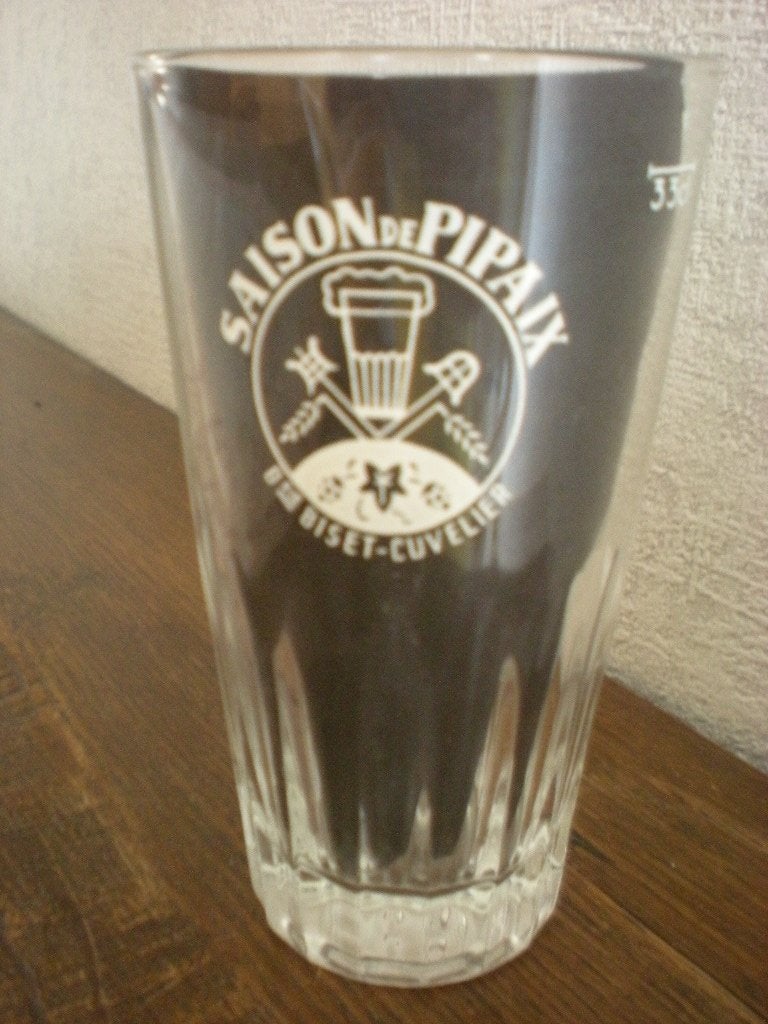 Saison de Pipaix  (Biset-Cuvelier) †1984   33 cl, Enlèvement ou Envoi, Comme neuf, Verre ou Verres