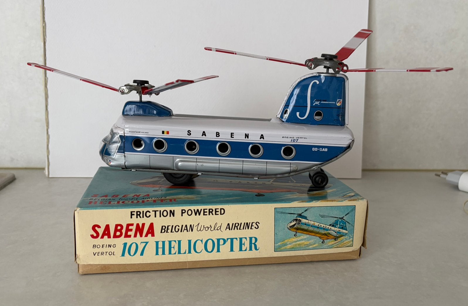Helicoptere de  Sabena Marque Daiya, Enlèvement ou Envoi, Comme neuf