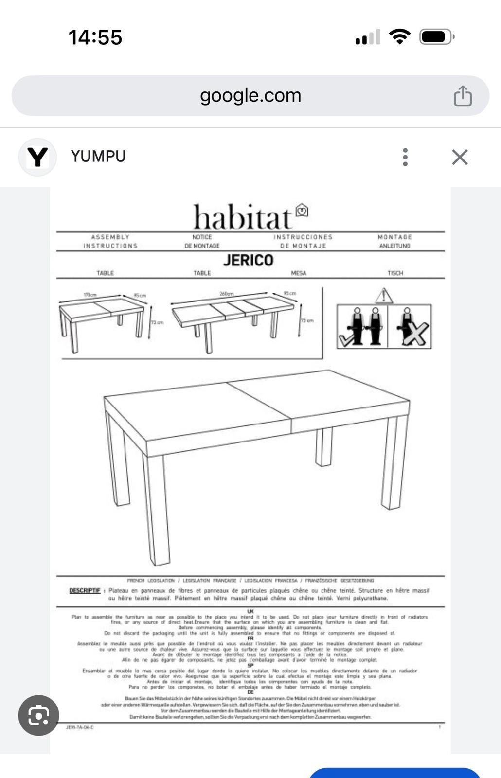 Table, Enlèvement, Comme neuf, Chêne