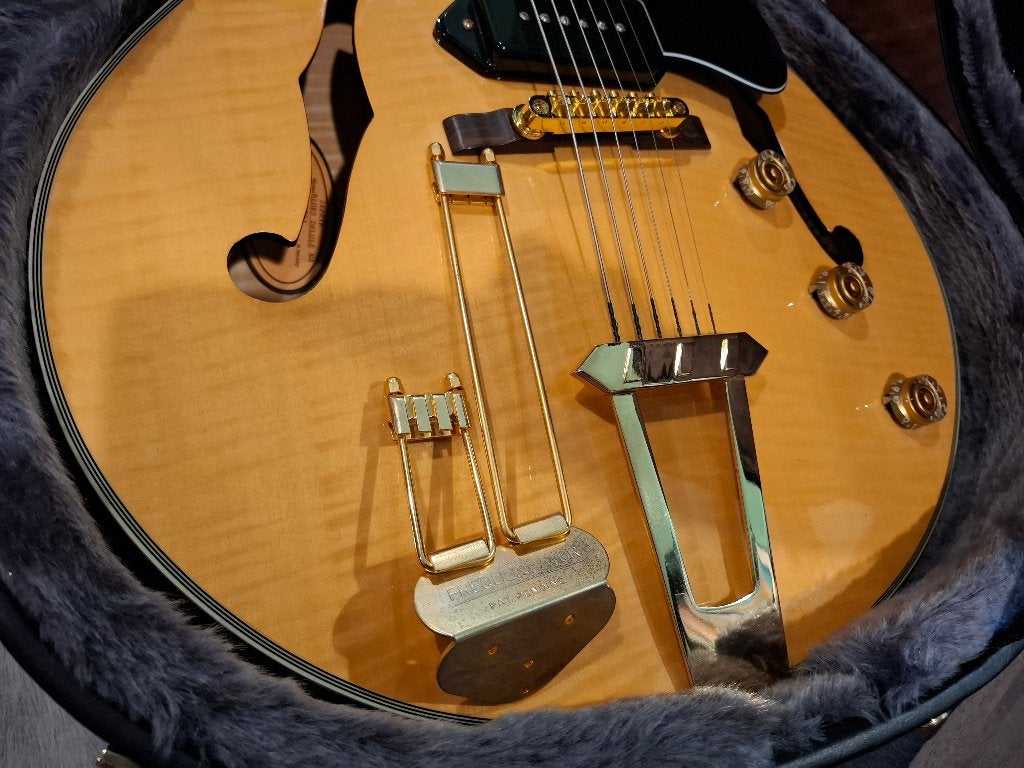VINTAGE 60s BURNS  /  Epiphone Zephyr Blues Deluxe, Ophalen of Verzenden, Zo goed als nieuw, Epiphone