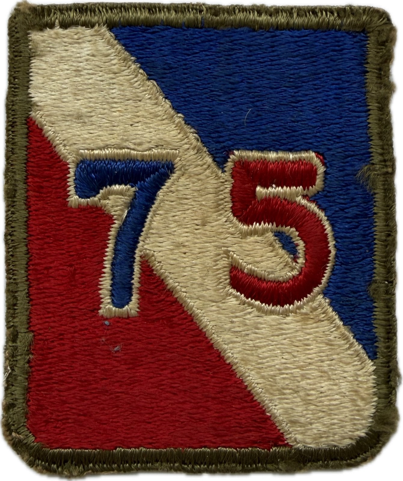 Patch US ww2 75th Infantry Division (1), Collections, Objets militaires | Seconde Guerre mondiale, Envoi