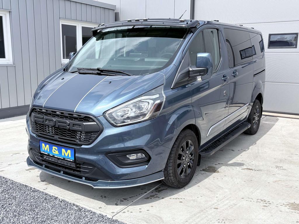 Ford Transit Custom 2.0 TDCi L1H1 sport - automaat *12m gara, Autos, Ford, Cuir, Achat, 6 portes, Euro 6