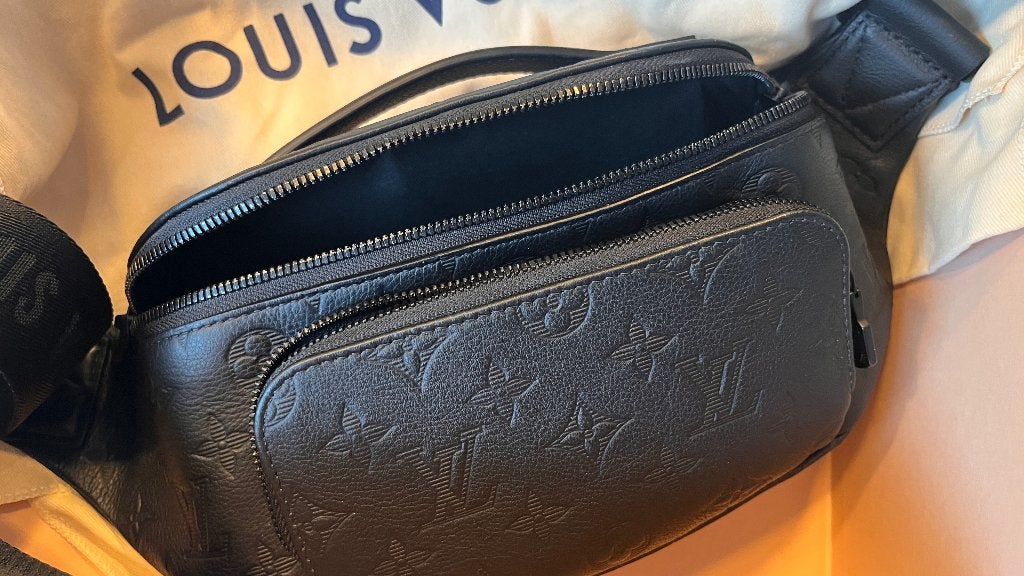 Louis Vuitton schoudertas heren echt leder, Zwart, Nieuw, Leer, Ophalen