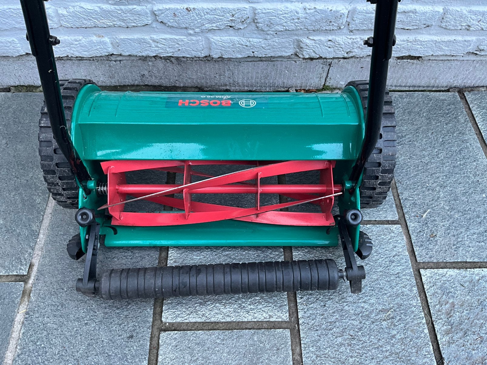 Handgrasmaaier Bosch AHM38G, Jardin & Terrasse, Tondeuses à gazon, Enlèvement, Comme neuf, Tondeuses à gazon manuelles