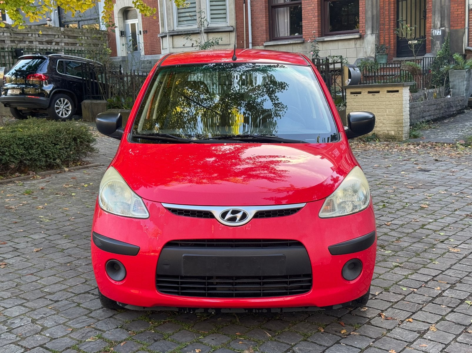 Hyundai i10 1.1 essence EURO4 prêt à imatriculer car-pass, Autos, Rouge, Achat, Boîte manuelle, Noir
