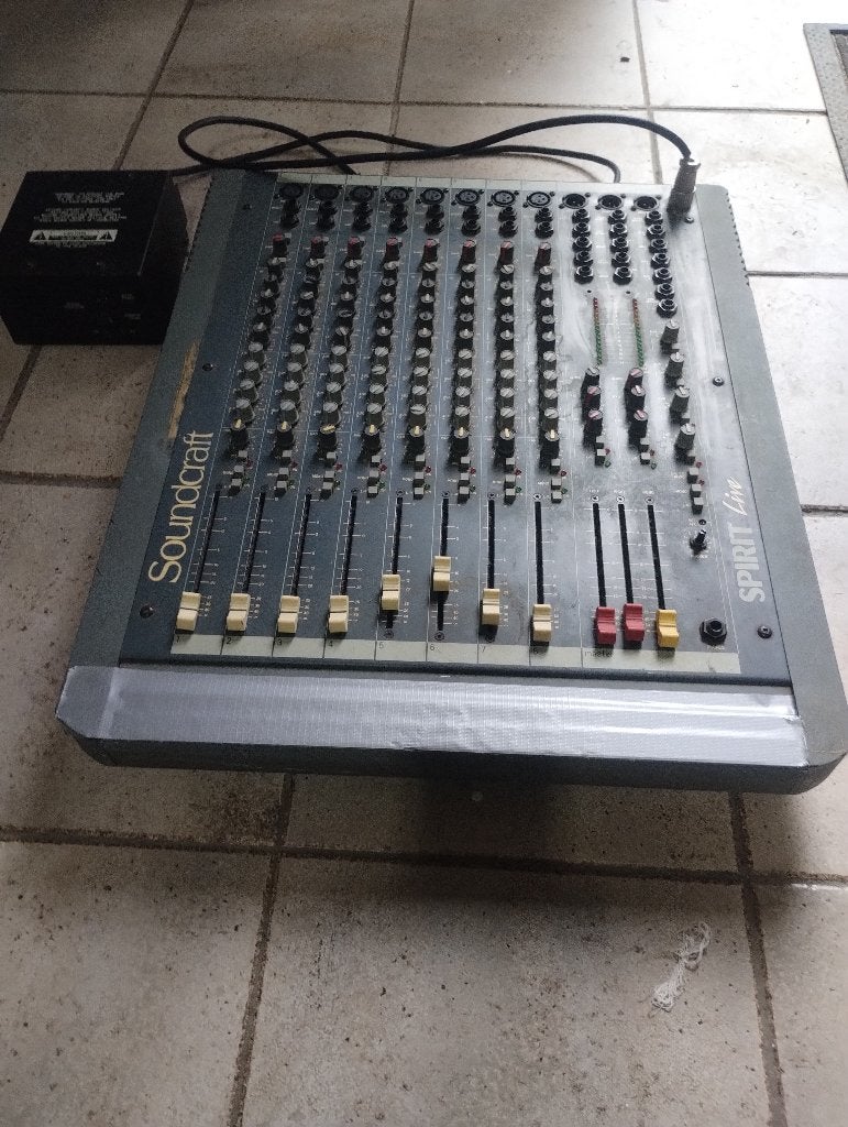 Soundcraft spirit 8 ch, Ophalen, Gebruikt, 5 tot 10 kanalen, Microfooningang