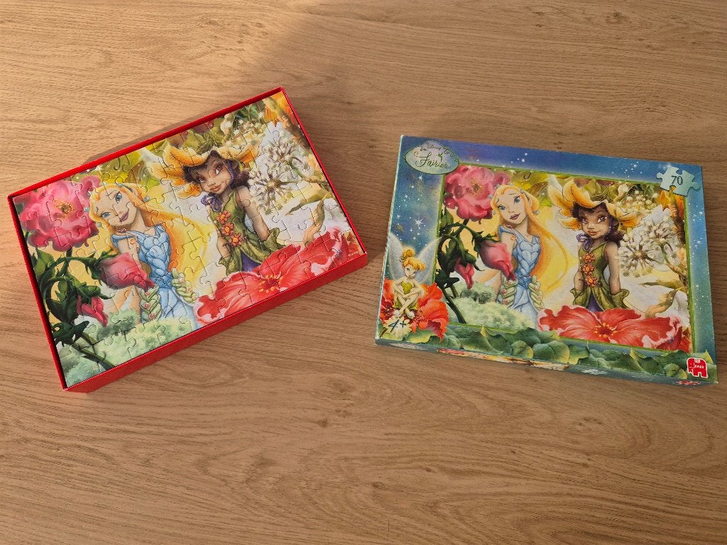 Elfenpuzzel 70 stuks, Ophalen, Minder dan 500 stukjes, Gebruikt, Legpuzzel