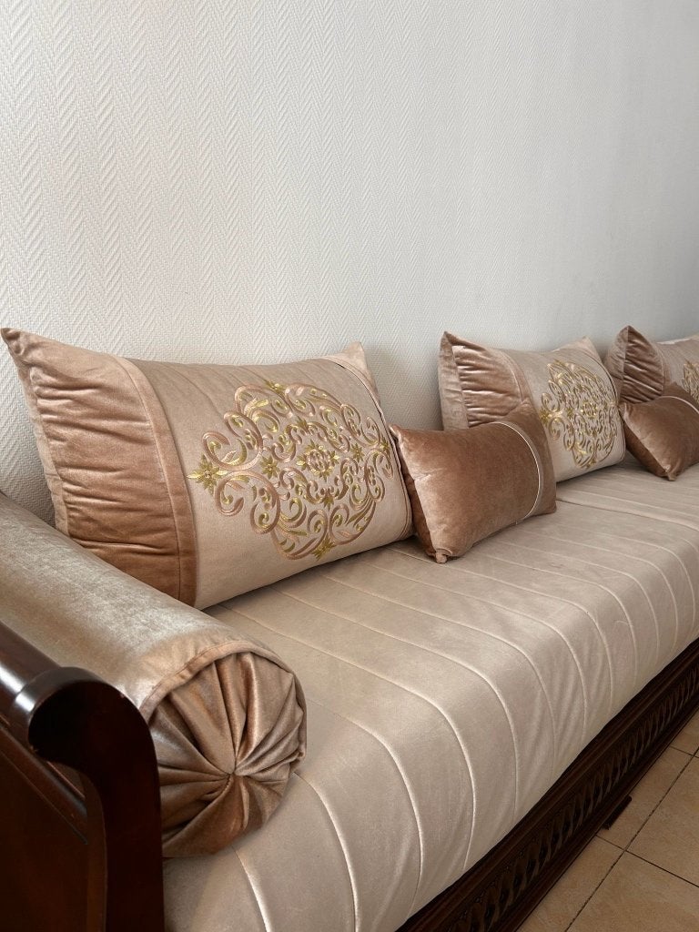 Salon marocain complet haute de gamme - 1500€, Enlèvement, Comme neuf