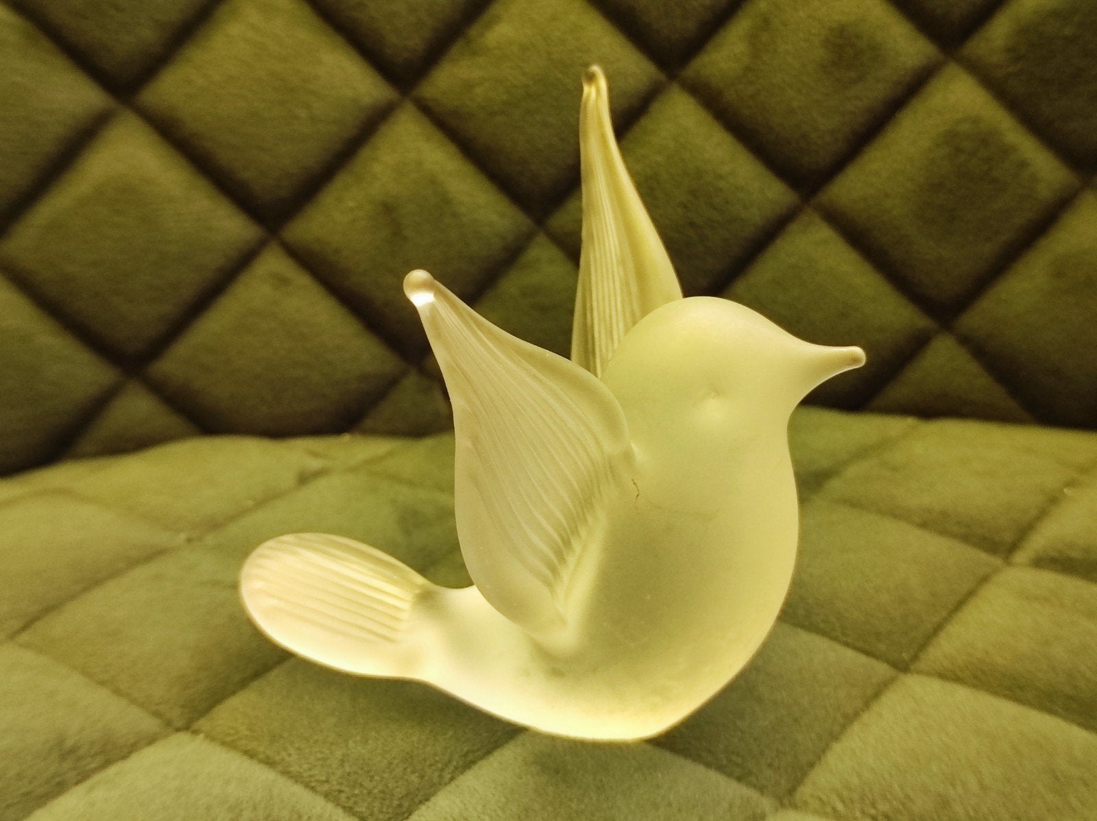 glazen sculptuur vogel, Ophalen of Verzenden