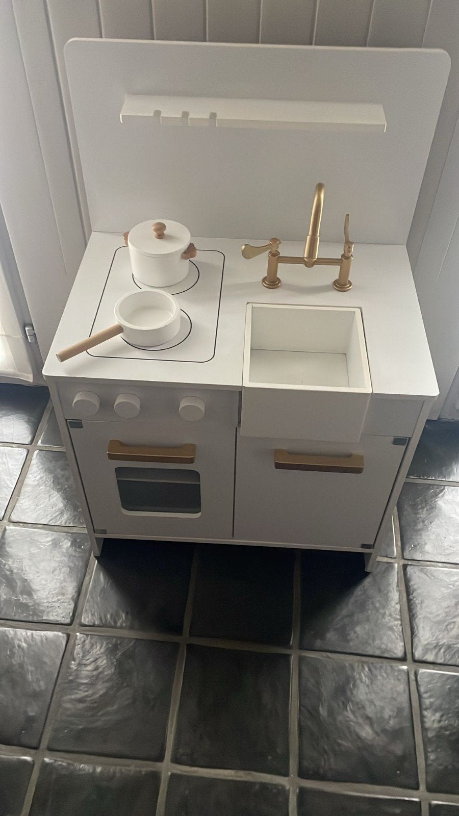 Speelgoedkeuken Petite Amelie, Ophalen, Zo goed als nieuw, Hout, Speelkeuken