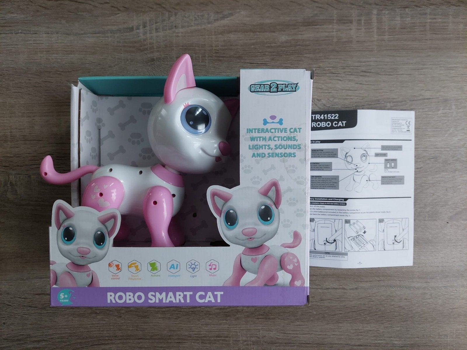 Gear2Play Robo Smart Cat, Ophalen of Verzenden, Zo goed als nieuw, Jongen of Meisje