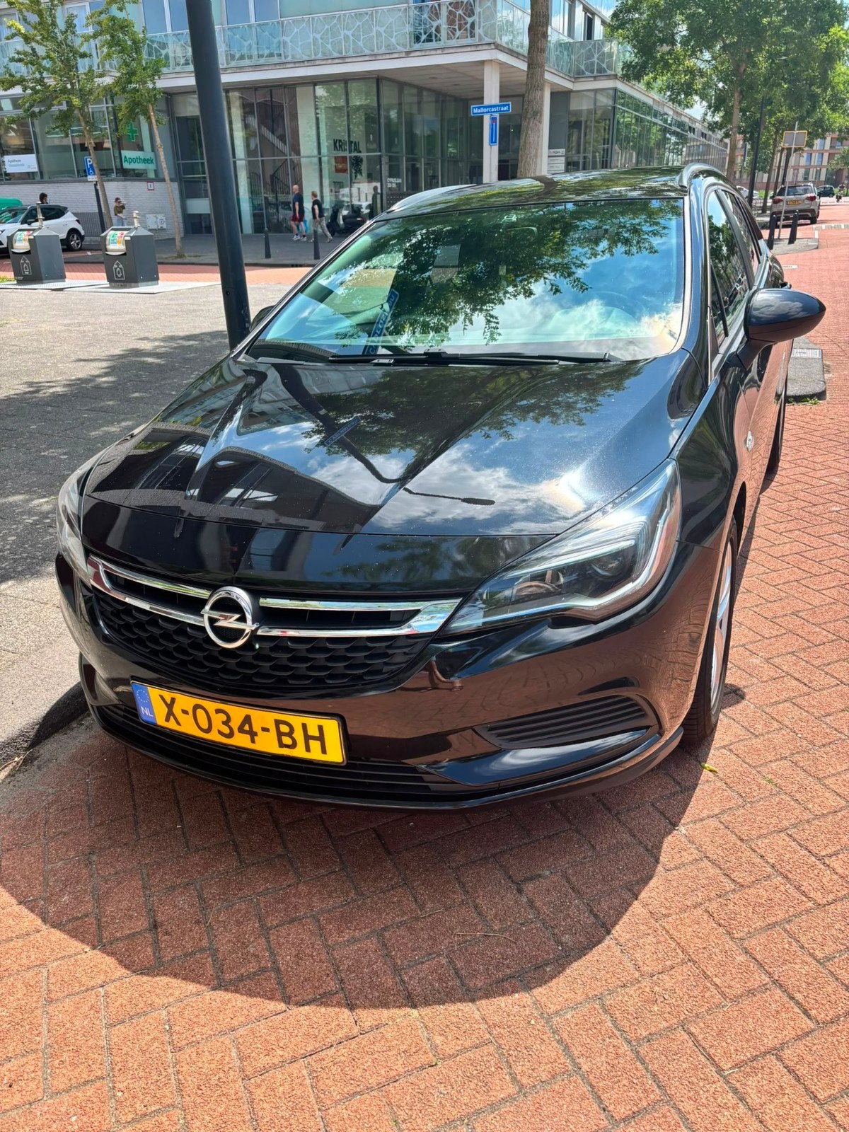 Opel Astra 1.0 Turbo Ecotec Start/stop 66KW 90PK 2019 Zwart, Auto's, Trekhaak, Zwart, 1178 kg, Zwart