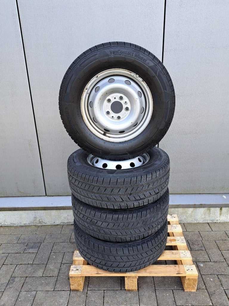 Winterbanden set op stalen velg Citroën Jumper, Autos : Pièces & Accessoires, Pneus & Jantes, 15 pouces, Pneus et Jantes, Véhicule utilitaire