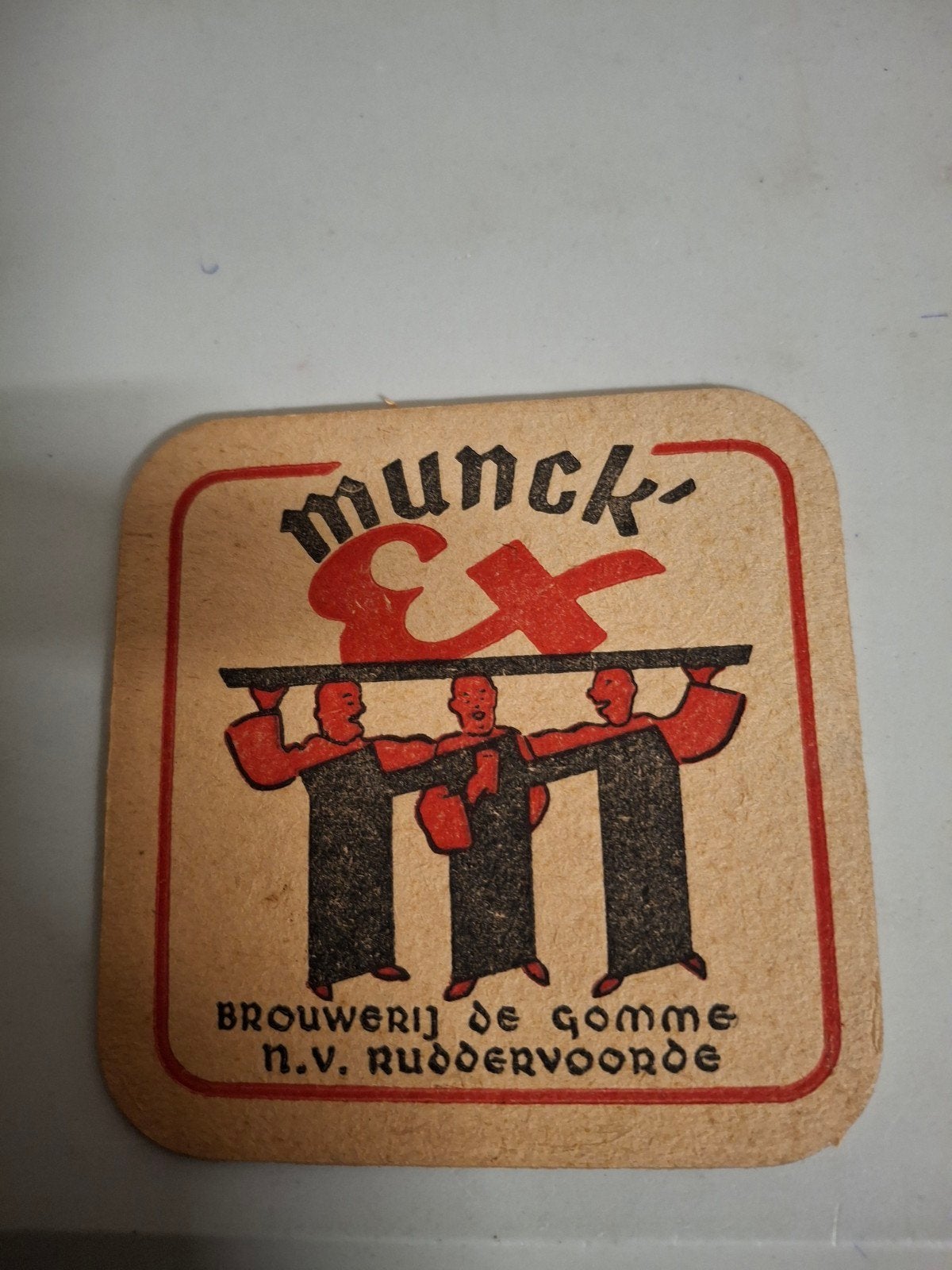 oud bierviltje muck pils ruddervoorde, Ophalen of Verzenden