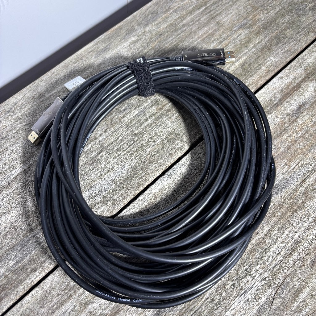 HDMI active optical cable - HDMI2.0 (4K 60Hz + HDR) - 15 m, Ophalen of Verzenden, Zo goed als nieuw, 10 meter of meer, HDMI-kabel