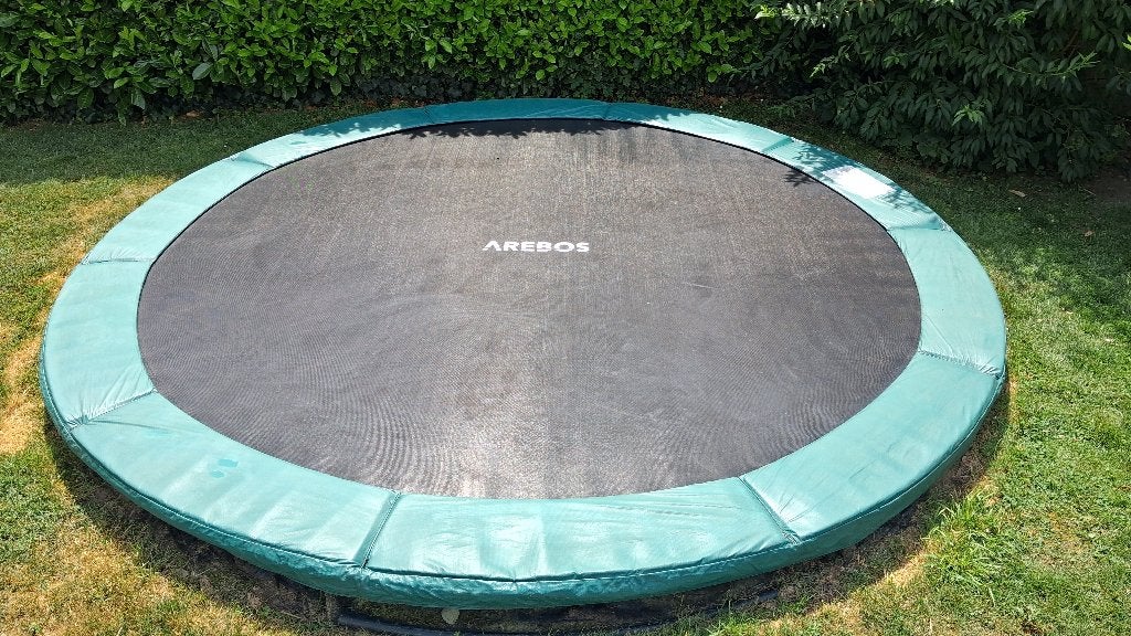 Exit trampoline inground 366, Kinderen en Baby's, Speelgoed | Buiten | Trampolines, Ophalen, Gebruikt