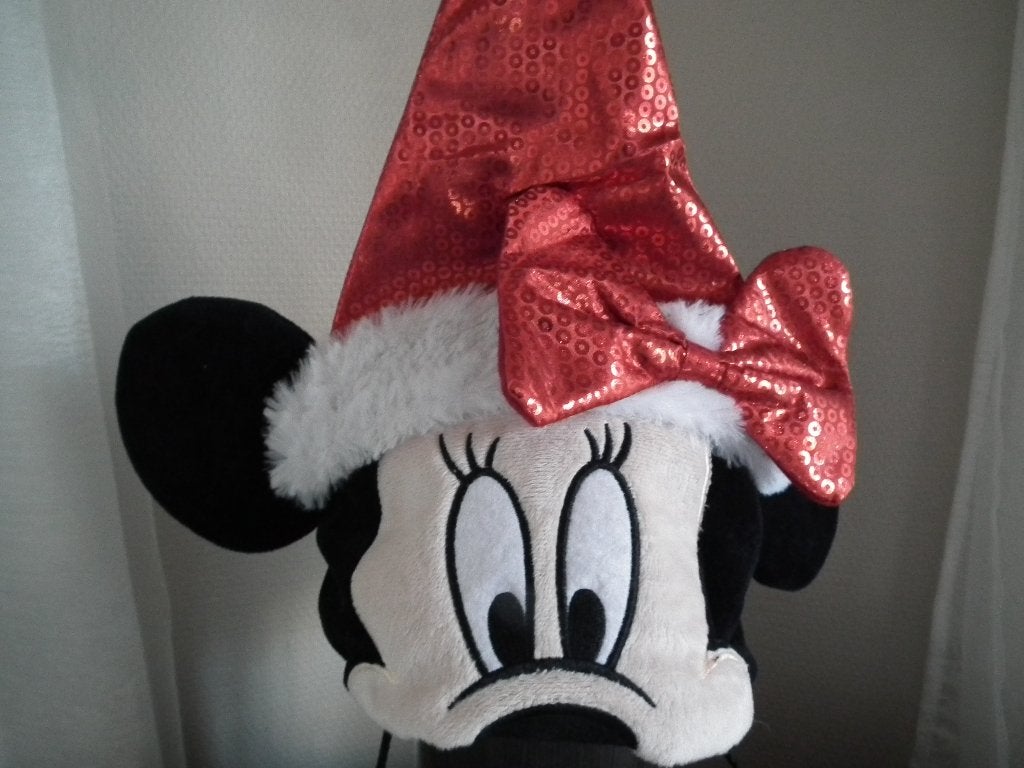 Bonnet de Noël Disney "Minnie" état impeccable, Envoi