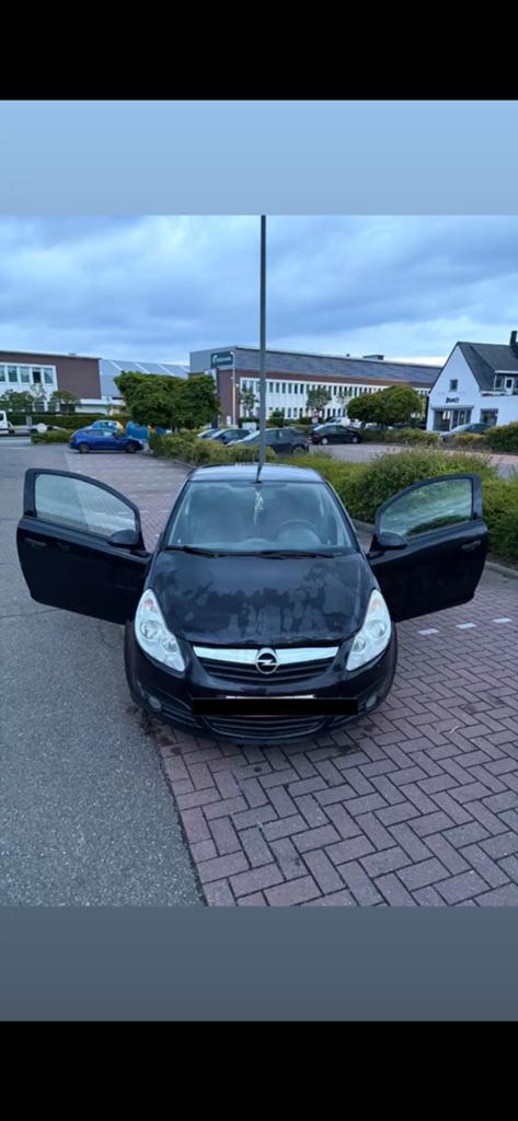 Opel Corsa 1.2 bezine, Auto's, Voorwielaandrijving, Zwart, Zwart, Particulier