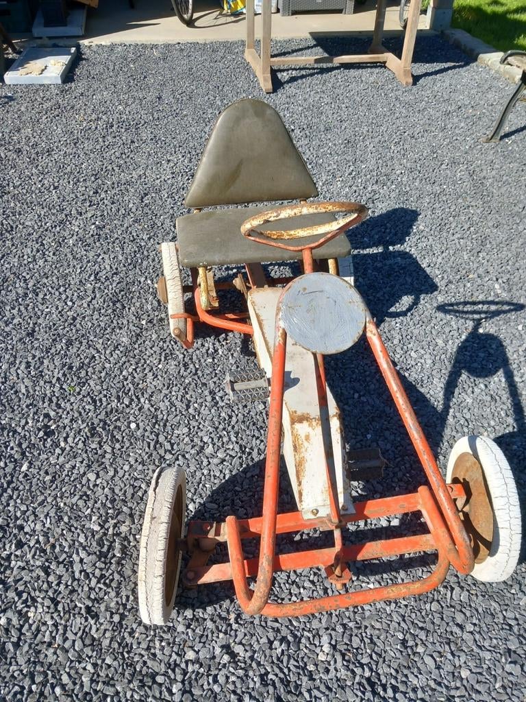 Gocart nostalgie. Staat te hoeselt, Kinderen en Baby's, Speelgoed | Buiten | Skelters, Ophalen