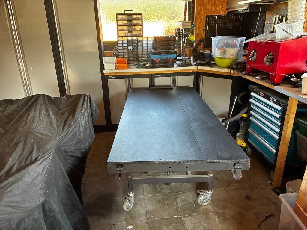 Table elevatrice moto, Enlèvement