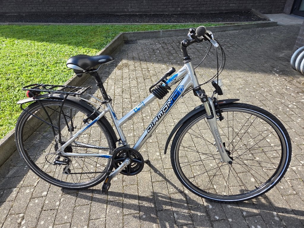 Vélo femme hybride Diamond Cross +Sport, Vélos & Vélomoteurs, Autres marques, Vitesses, Frein sur jante, Enlèvement