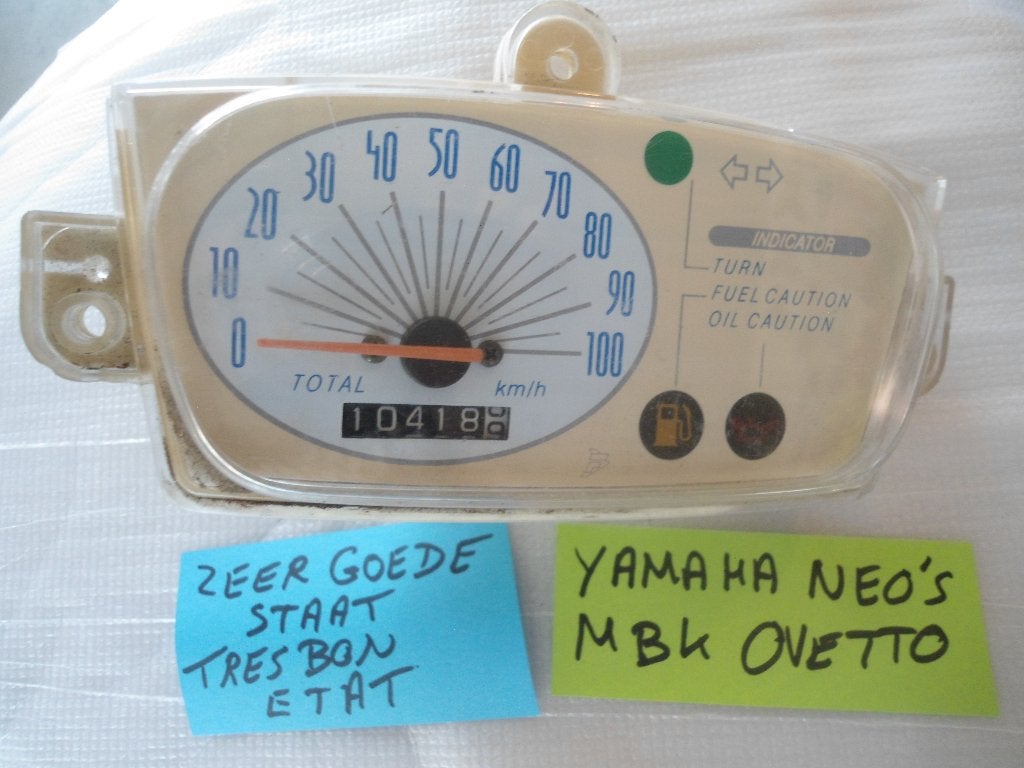 MBK Ovetto - Yamaha Neo's : compteur d'origine, parfait état, Enlèvement, Comme neuf, Autres types, Yamaha