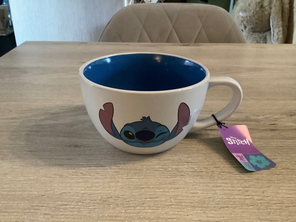 Tasse XL en céramique Disney Stitch (Nouveau), Enlèvement ou Envoi, Autres personnages, Neuf, Service