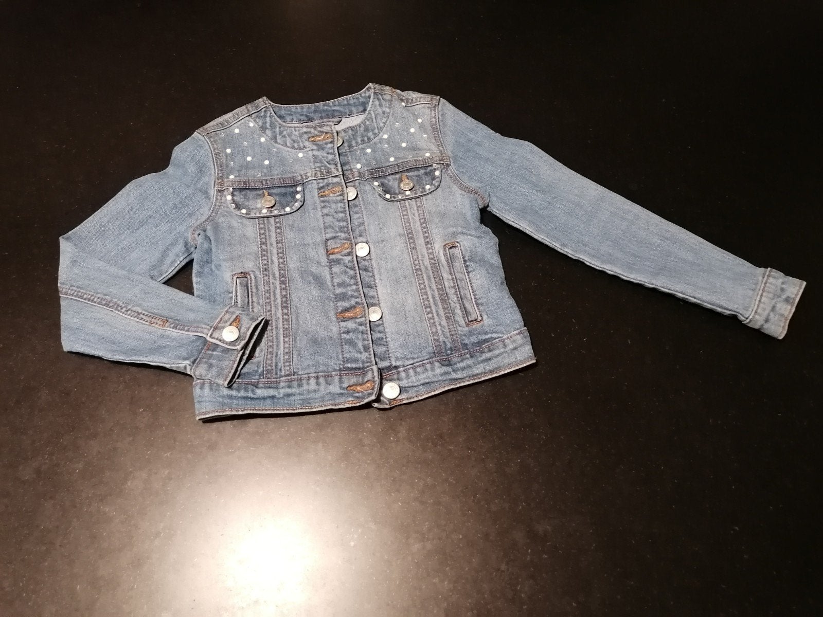 Veste en jean, taille 134, Enlèvement