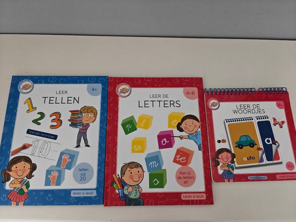 boekjes tellen / letters / woordjes, Ophalen, Zo goed als nieuw