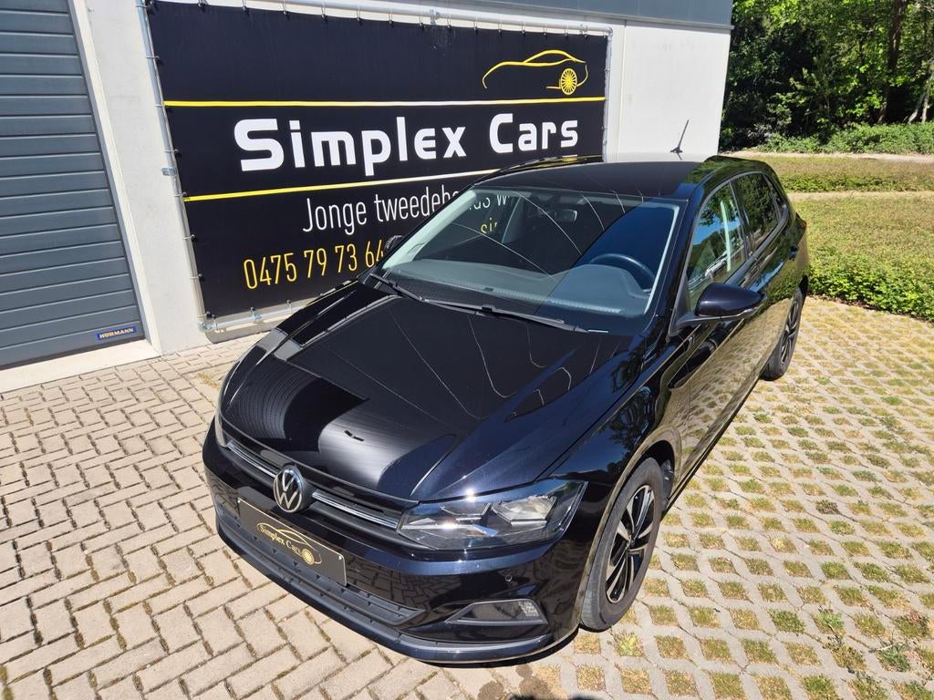 VOLKSWAGEN POLO 1.0 TSI UNITED IN TOPSTAAT!!!, Auto's, Voorwielaandrijving, Stof, Euro 6, Zwart