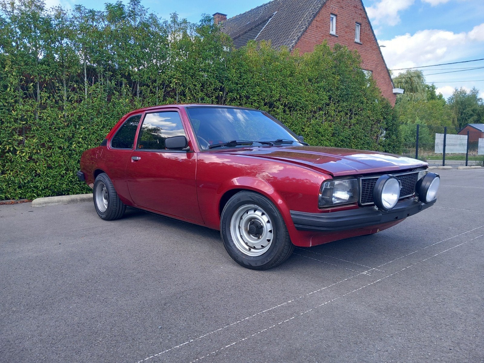 Opel Ascona B, Elektrische ramen, Particulier, 3 deurs, Rood