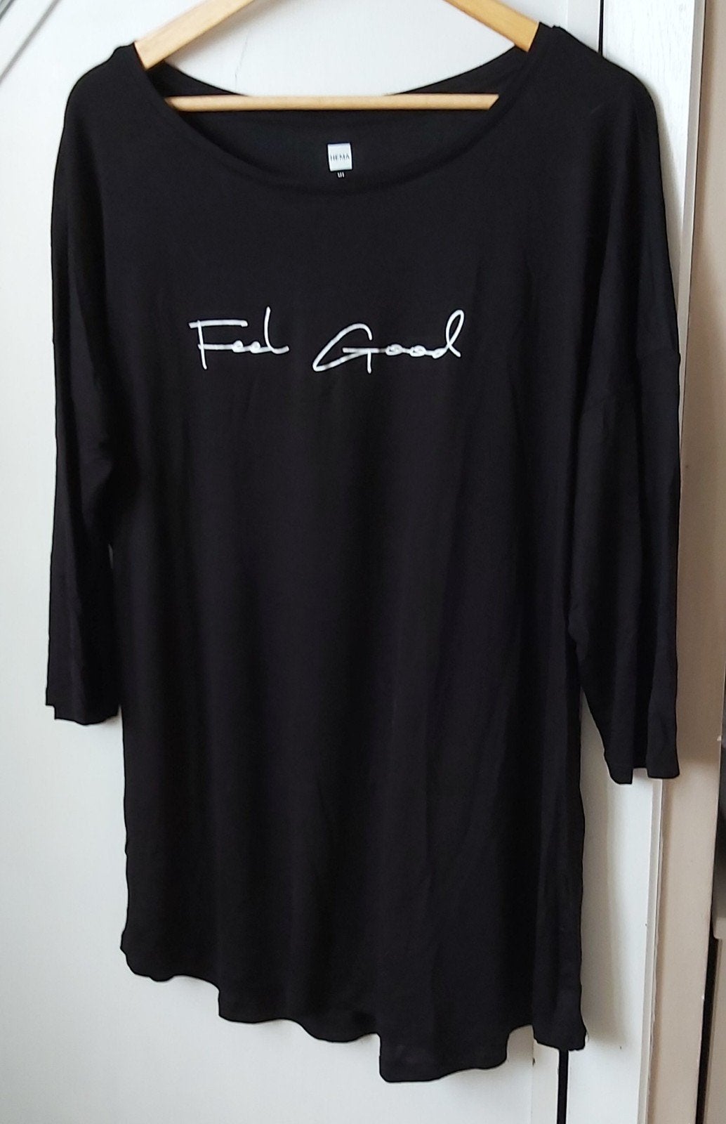 Prachtig stretch T-shirt X.L Hema., Kleding | Dames, Hema, Ophalen of Verzenden, Zo goed als nieuw, Lange mouw