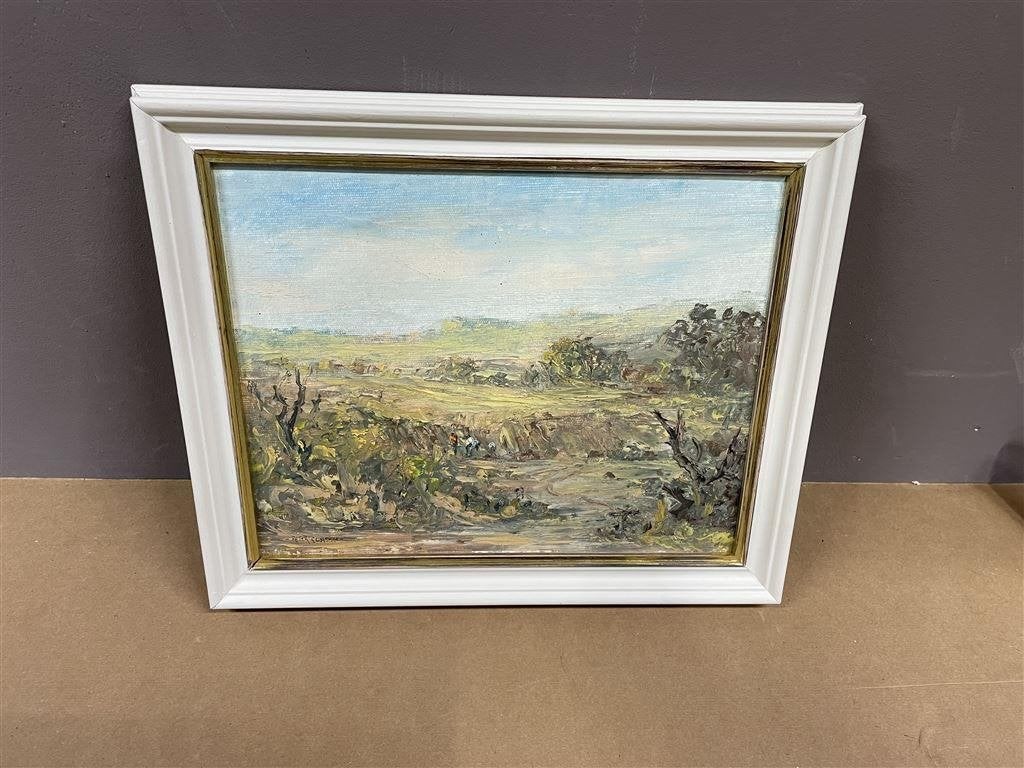 Schilderij - de boerderij steengroeve - Peter Gladman - the, Antiek en Kunst, Ophalen of Verzenden