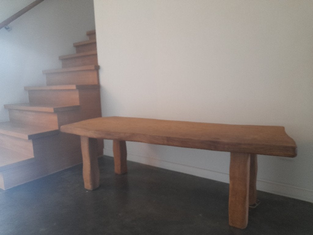 Houten bank, Ophalen