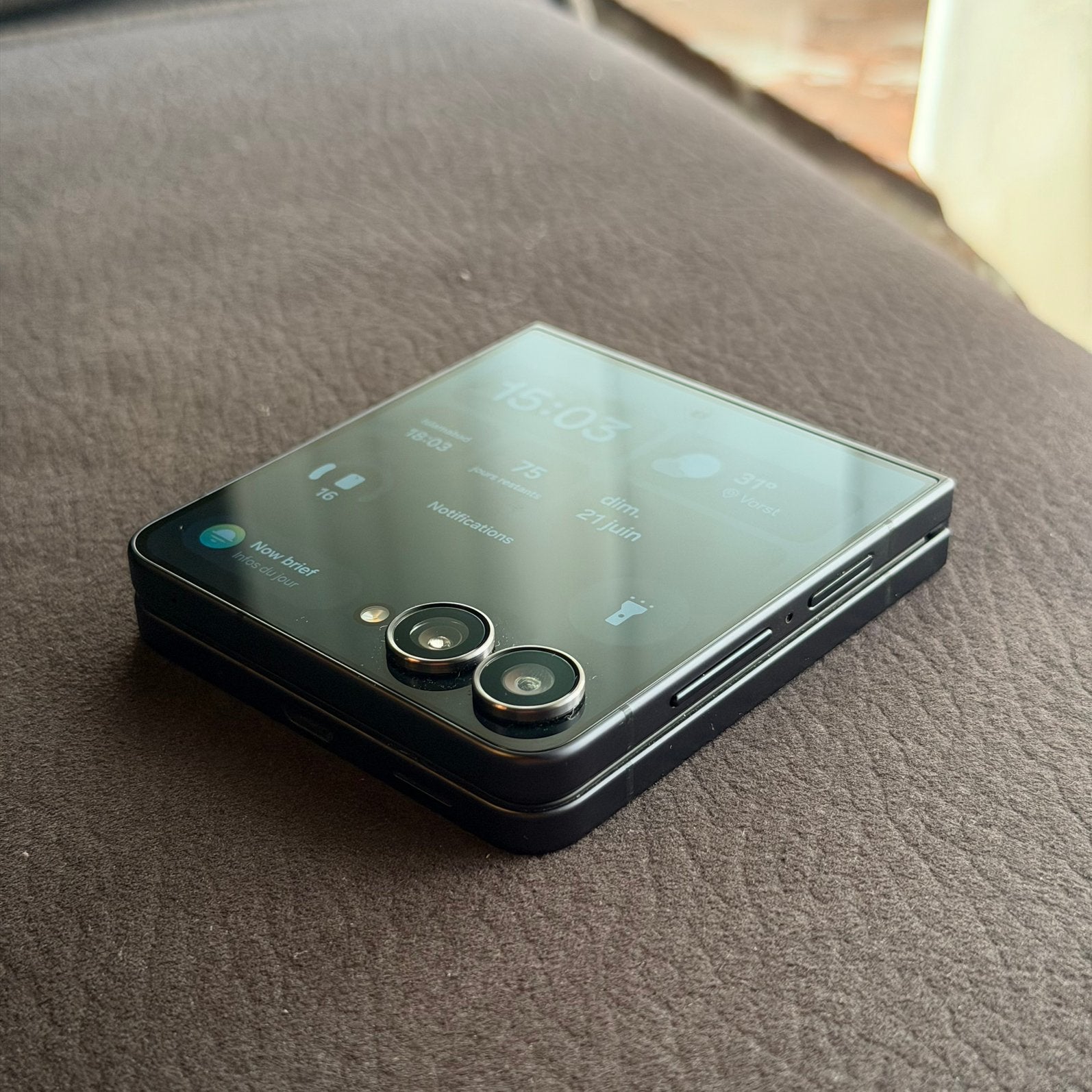 ÉCHANGE – Samsung Galaxy Z Flip 7 256 Go Noir, Comme neuf, Enlèvement, Écran tactile, Galaxy Z Flip