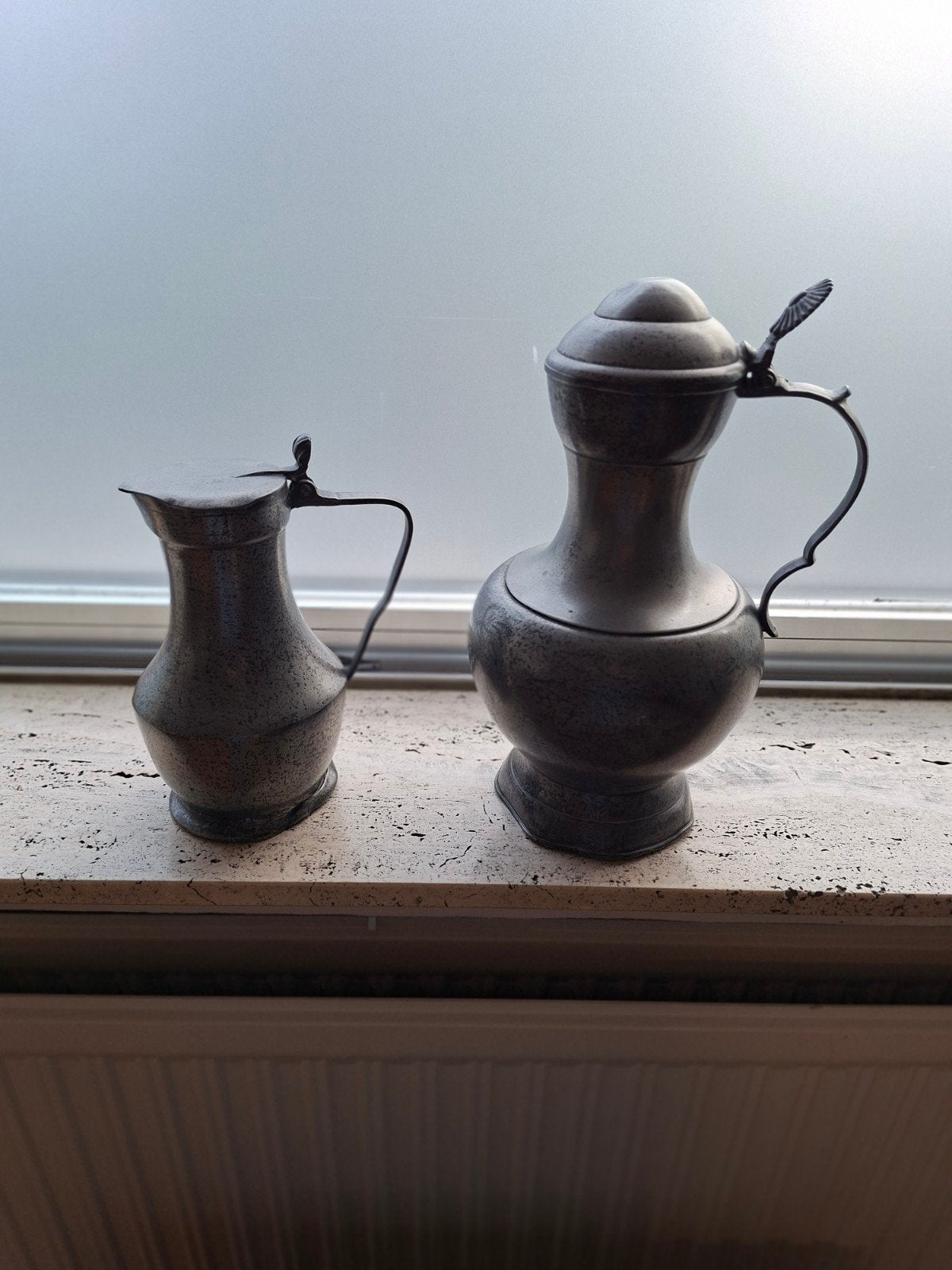 Tinnen vaasjes, Antiek en Kunst, Ophalen