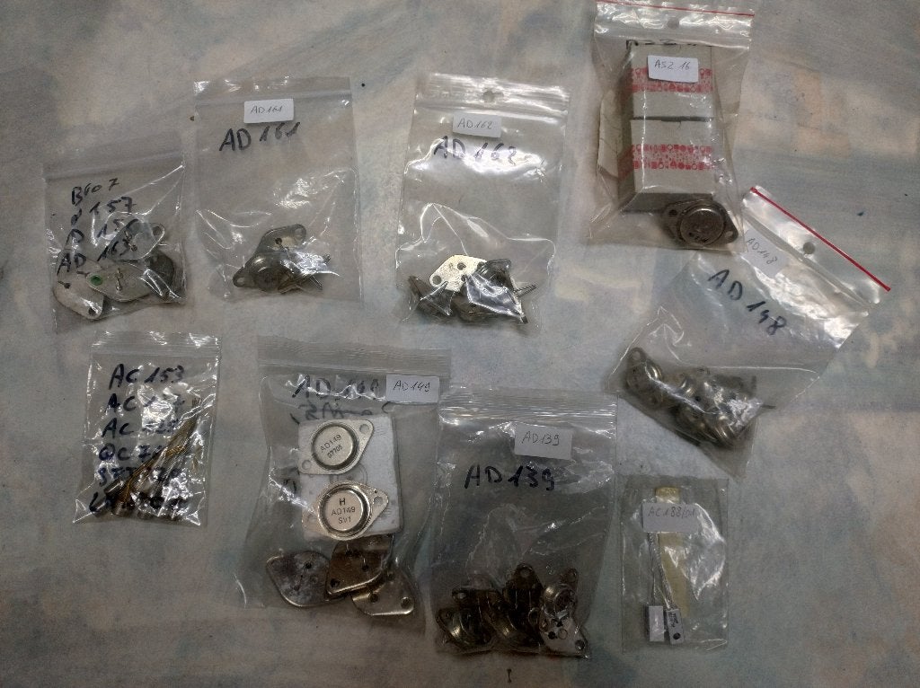 NOS Germanium transistoren, diodes en microfoonelementen, Ophalen of Verzenden, Nieuw