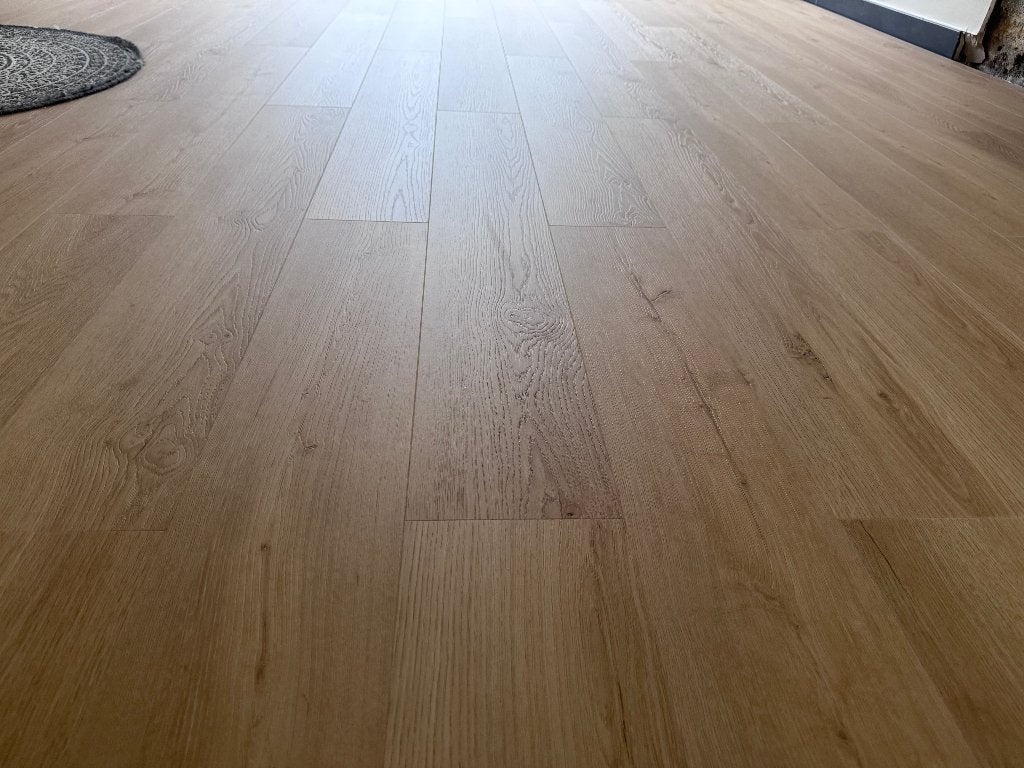 Clickvinyl/PVC vloer– VYGO Purewood Latte 28€/m², 50 à 150 cm, Aggloméré, Comme neuf, Enlèvement